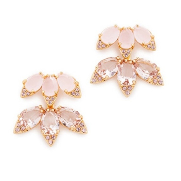 kate spade Jewelry - KATE SPADE | Blushing Blooms Ear Jackets